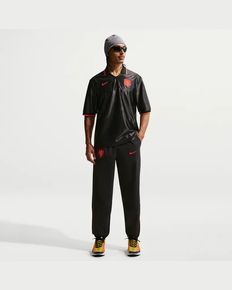 Nike Niederlande Energie  Dri-FIT Fußballhose aus Webmaterial (Herren) - Schwarz Schwarz