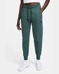 Nike Sportswear Tech Fleece Jogginghose mit mittelhohem Bund für Damen - Grün Grün