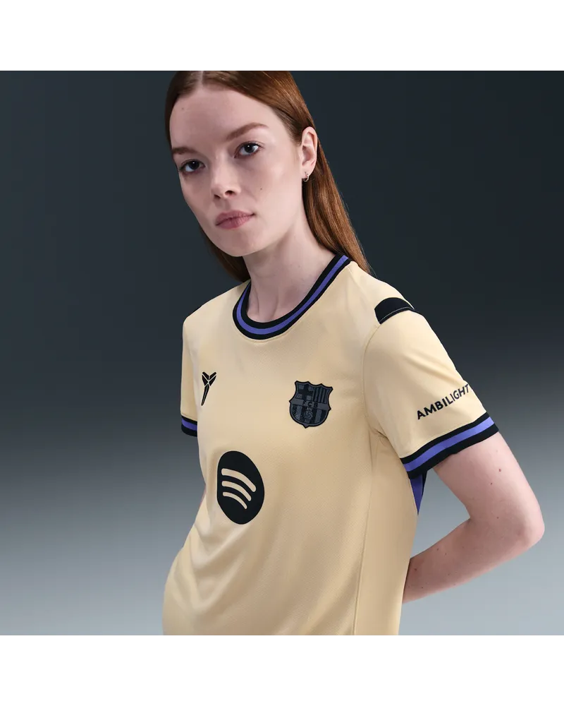 Nike FC Barcelona 2025/26 Stadium Away Kobe Replika-Fußballtrikot mit  Dri-FIT-Technologie (Damen) - Braun Braun