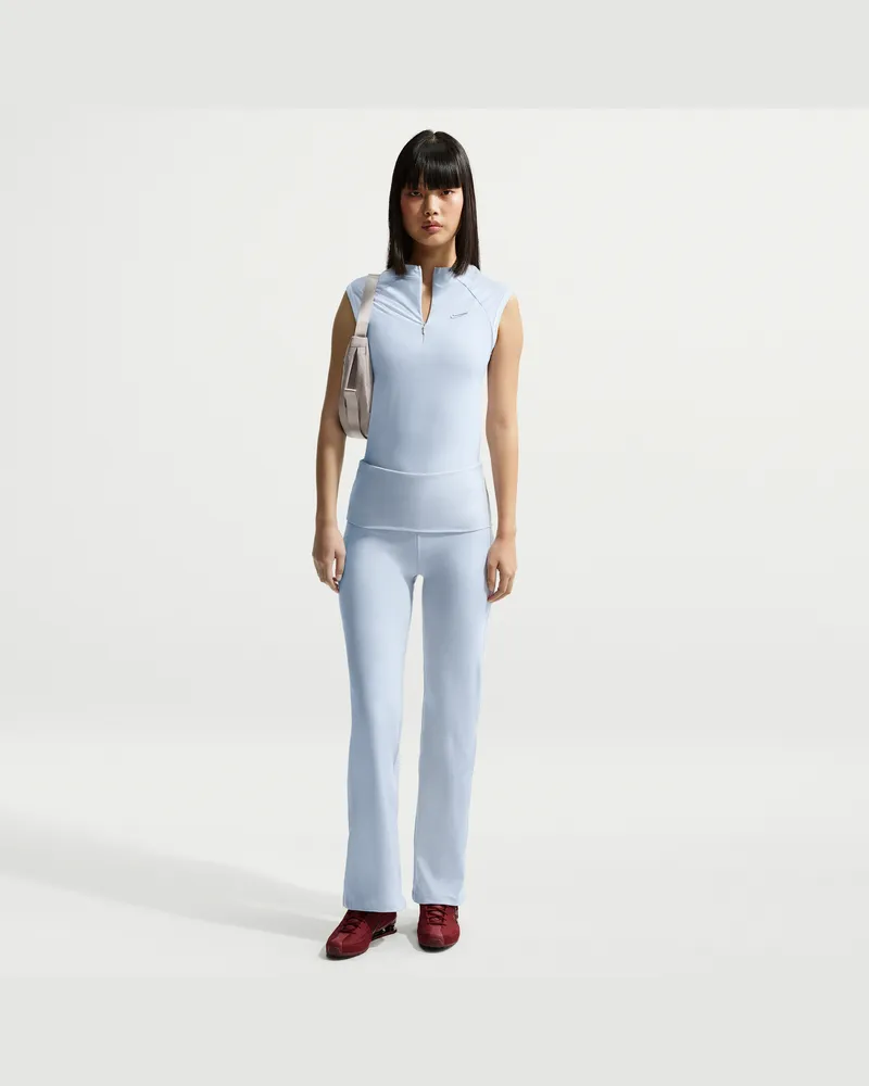 Nike Hose mit ausgestelltem Bein (Damen) - Blau Blau