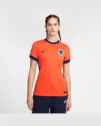 Nike Netherlands (Men's Team) 2024/25 Stadium Home  Dri-FIT Soccer Replica Fußballtrikot für Damen - Orange Orange