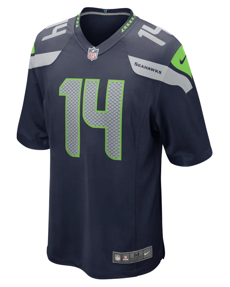 Nike NFL Seattle Seahawks (DK Metcalf) American Football-Spieltrikot für Herren - Blau Blau