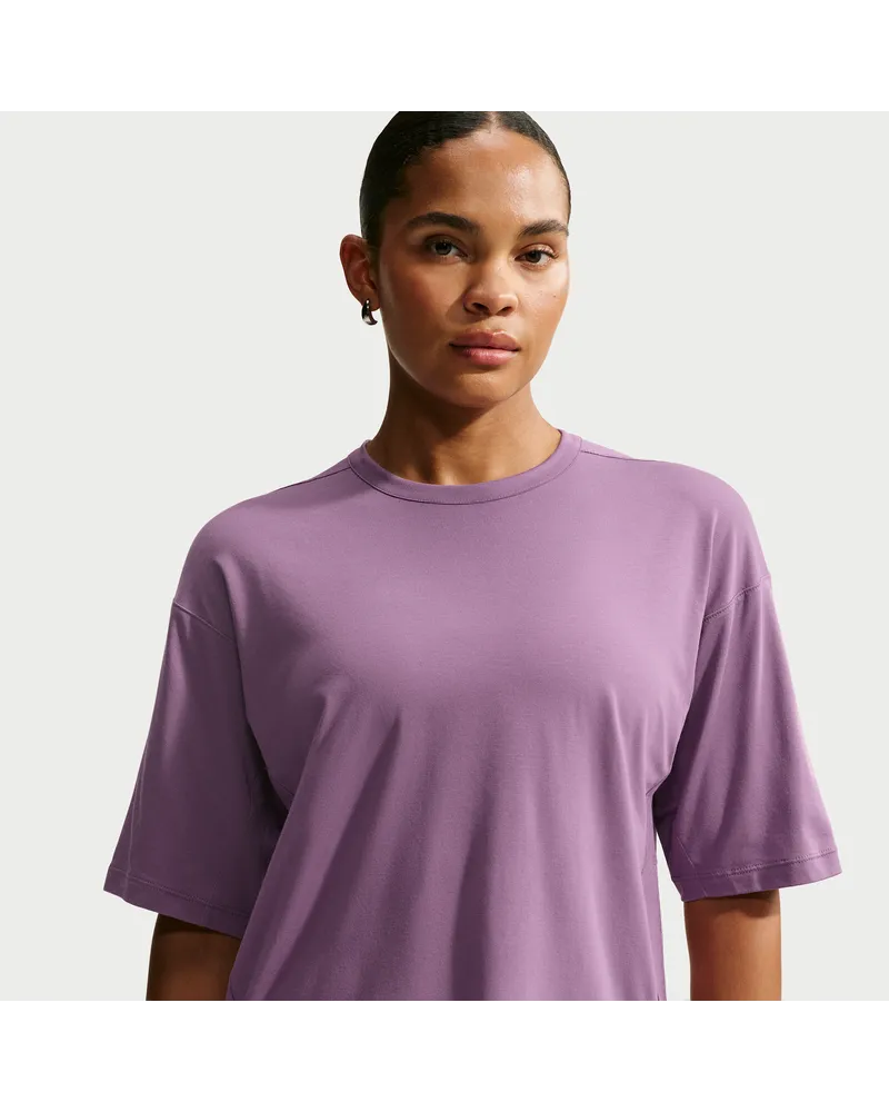 Nike 24.7 ImpossiblySoft Light Dri-FIT-Kurzarmshirt (Damen) - Lila Lila