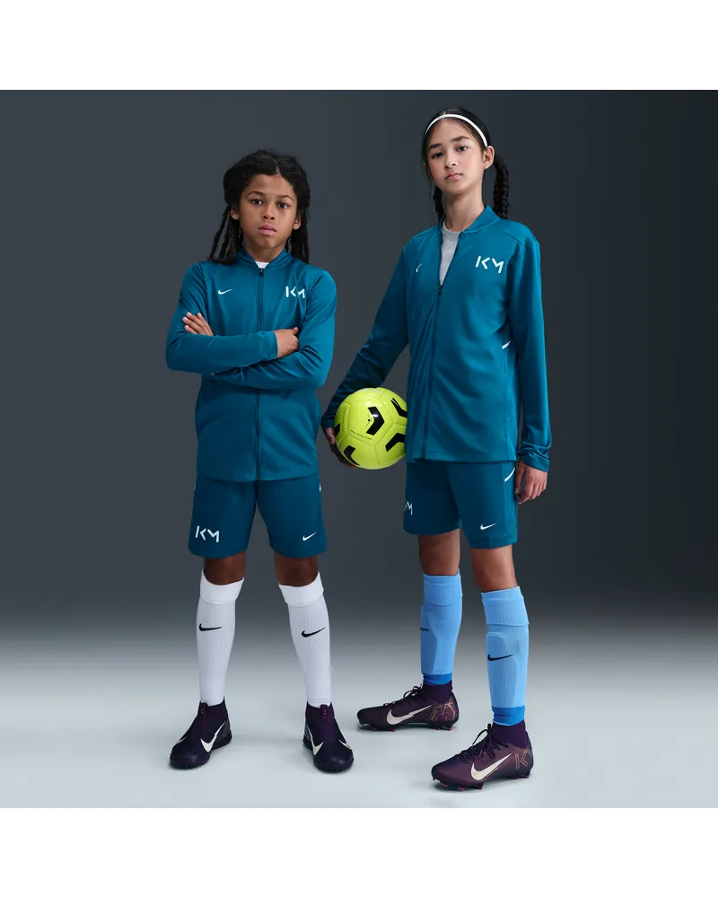 Nike Kylian Mbappé Academy  Dri-FIT-Fußballshorts (ältere Kinder) - Blau Blau