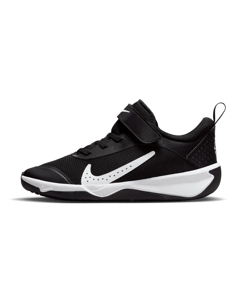 Nike Omni Multi-Court Schuh für jüngere Kinder - Schwarz Schwarz