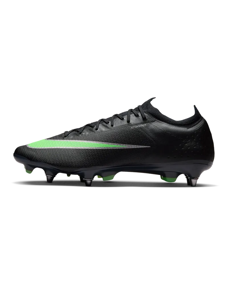 Nike Mercurial Vapor 17 Elite Low-Top-Fußballschuh für weichen Rasen - Schwarz Schwarz