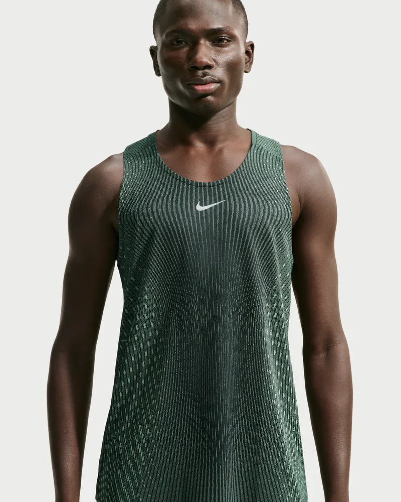Nike Stride Aero-FIT Lauf-Tanktop (Herren) - Schwarz Schwarz