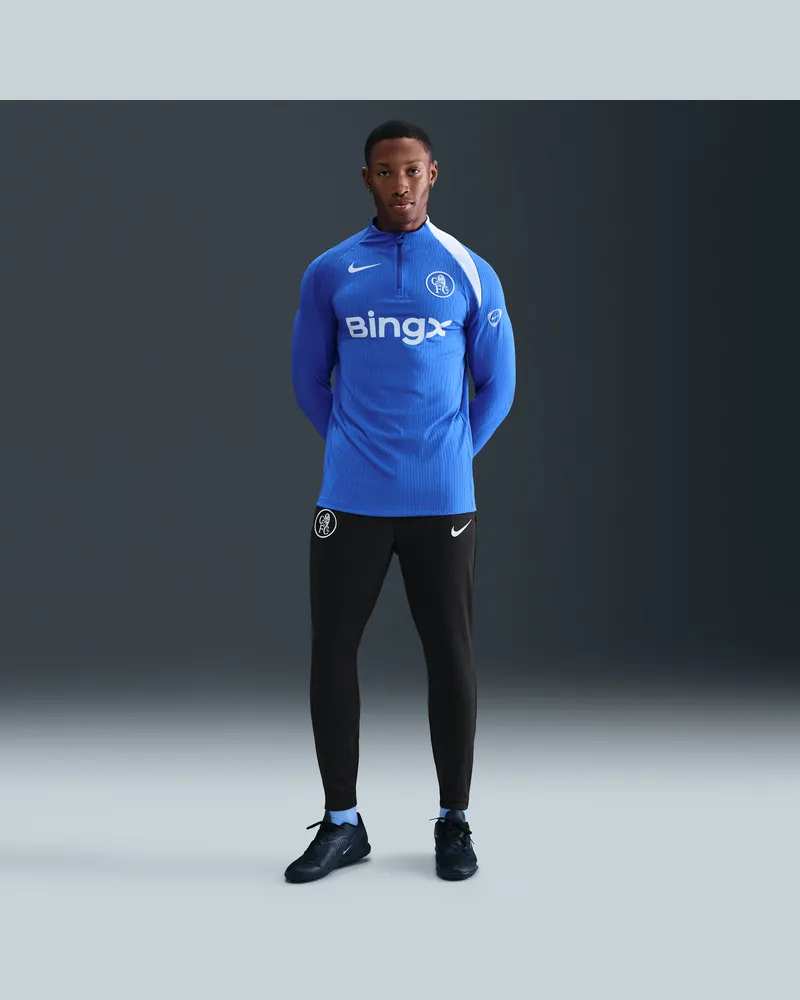 Nike FC Chelsea Strike Third  Dri-FIT Total 90 Fußballhose aus Strickmaterial (Herren) - Schwarz Schwarz