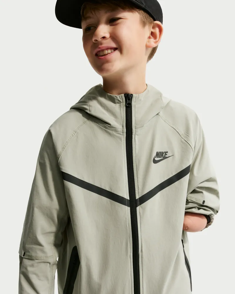 Nike Tech Webjacke (ältere Kinder, Jungen) - Grün Grün