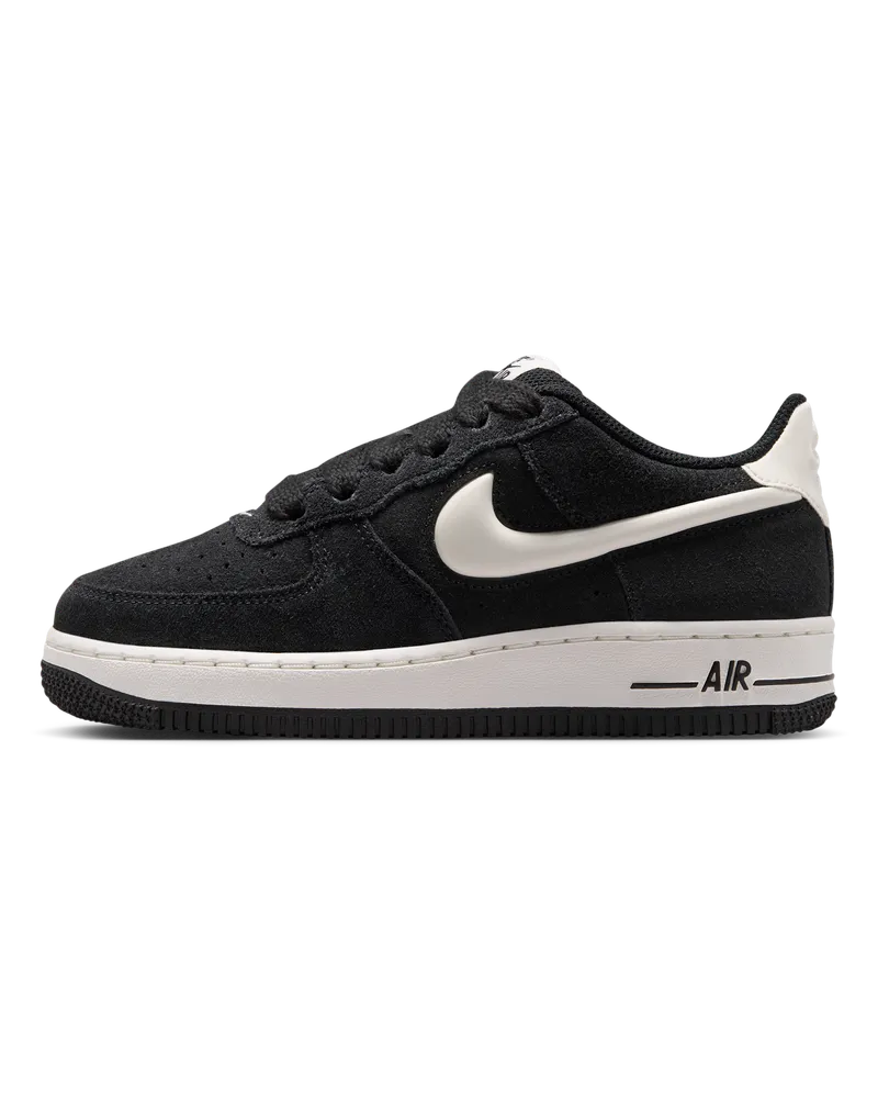 Nike Air Force 1 LV8 Schuh (ältere Kinder) - Schwarz Schwarz