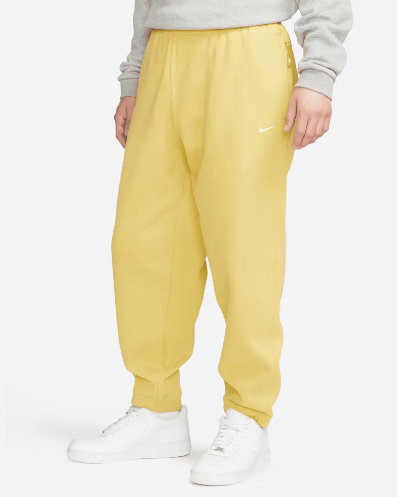 Nike Solo Swoosh Fleece-Hose für Herren - Gelb Gelb