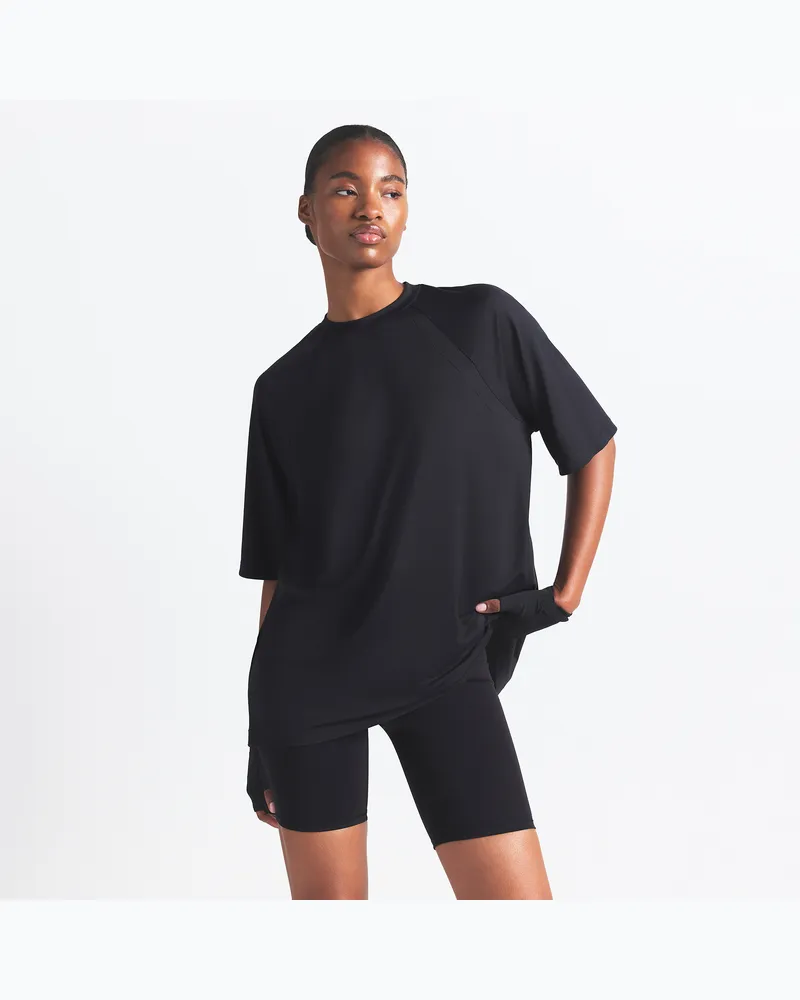 Nike SKIMS Airy Oversize-T-Shirt für Damen - Schwarz Schwarz