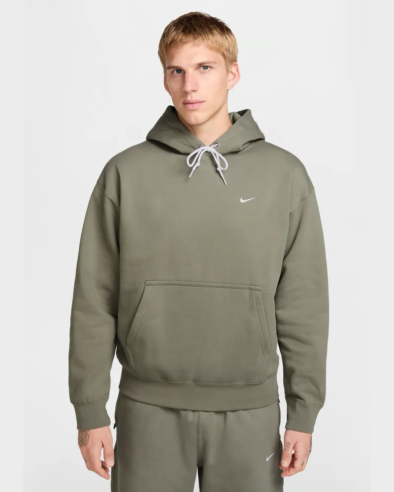 Nike Solo Swoosh Fleece-Hoodie für Herren - Grün Grün