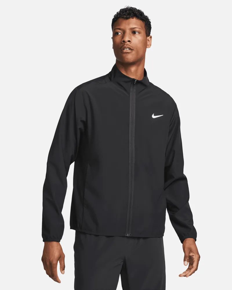 Nike Form vielseitige Dri-FIT Jacke für Herren - Schwarz Schwarz