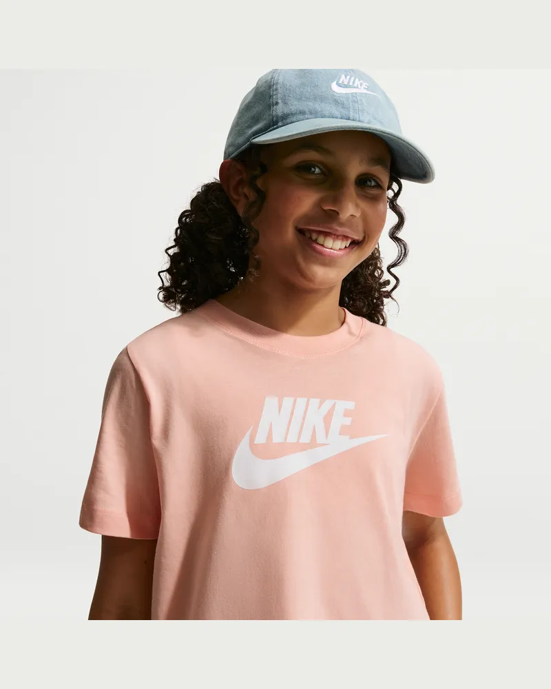 Nike Kurz-T-Shirt (Mädchen) - Orange Orange