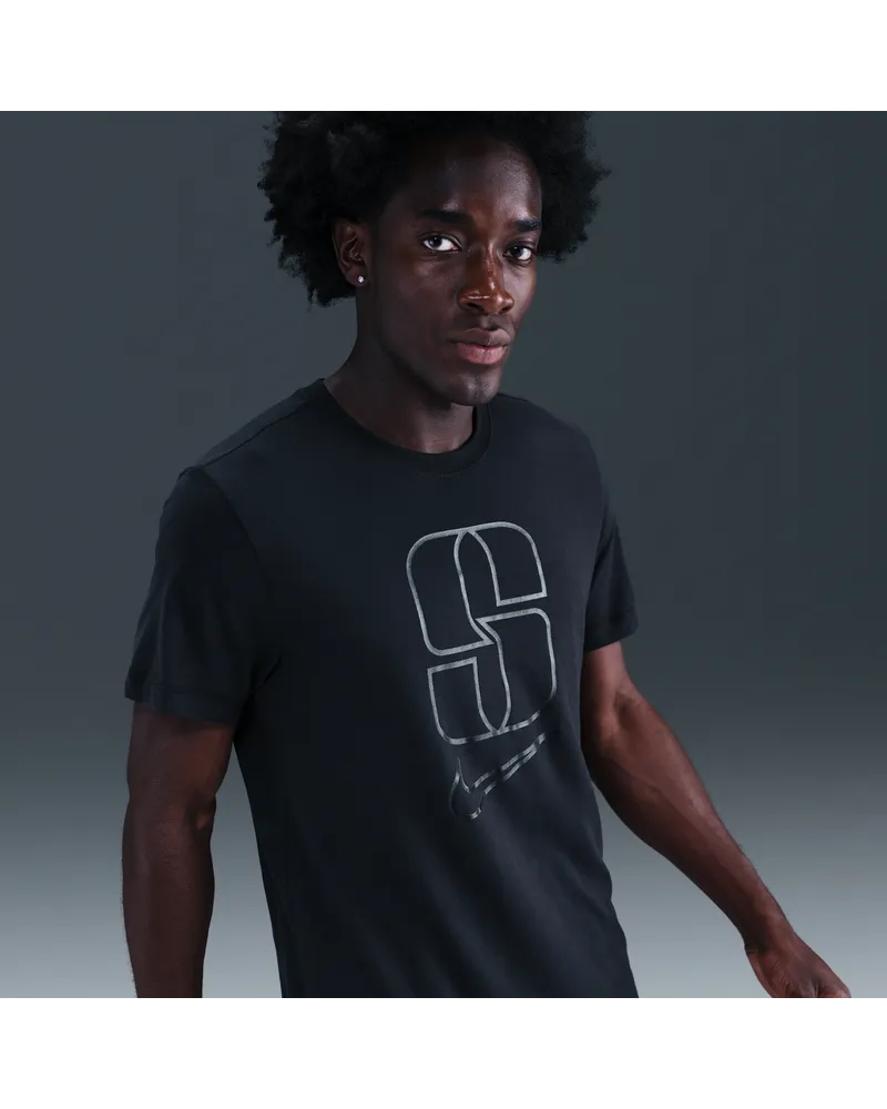Nike Sabrina Dri-FIT Basketball-T-Shirt für Herren - Schwarz Schwarz