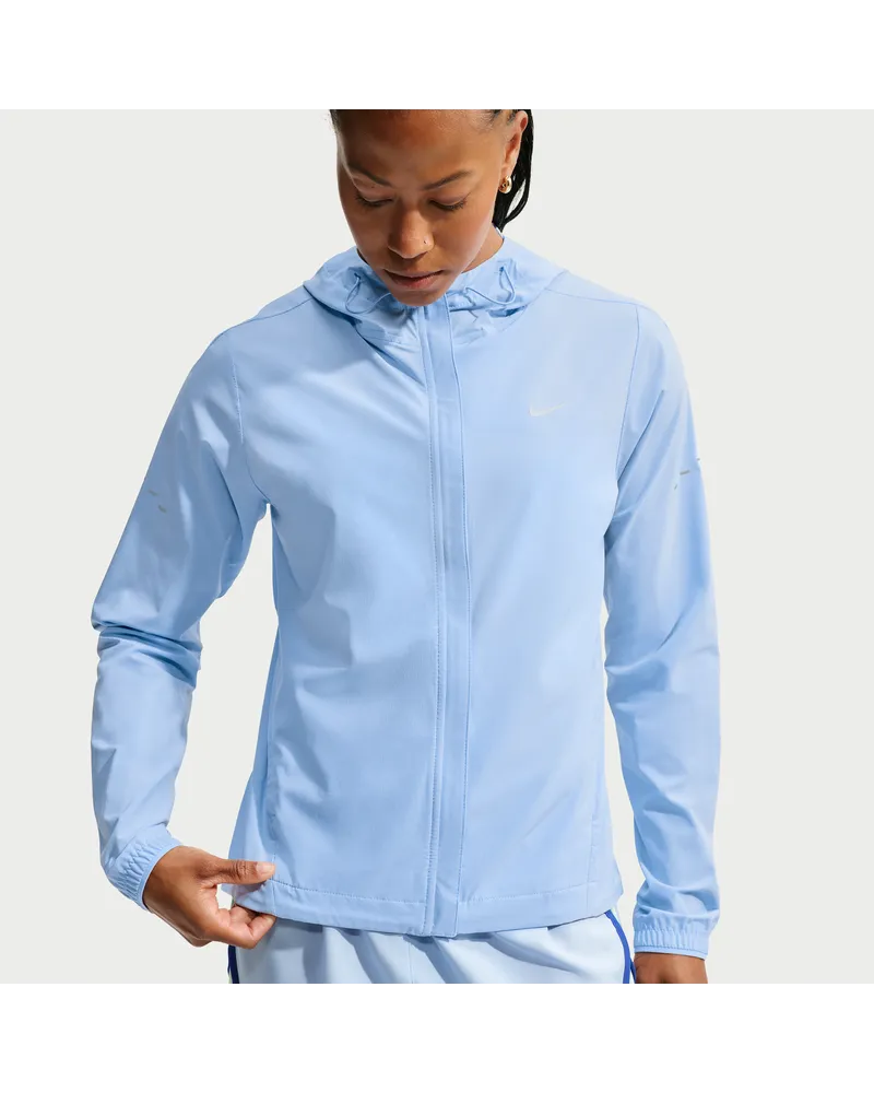 Nike Swift verstaubare Repel-Laufjacke (Damen) - Blau Blau