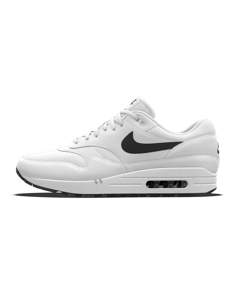 Nike Air Max 1 By You personalisierbarer Herrenschuh - Weiß Weiß
