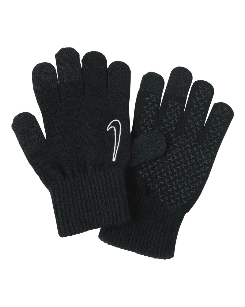 Nike Tech Grip Strickhandschuhe für ältere Kinder - Schwarz Schwarz