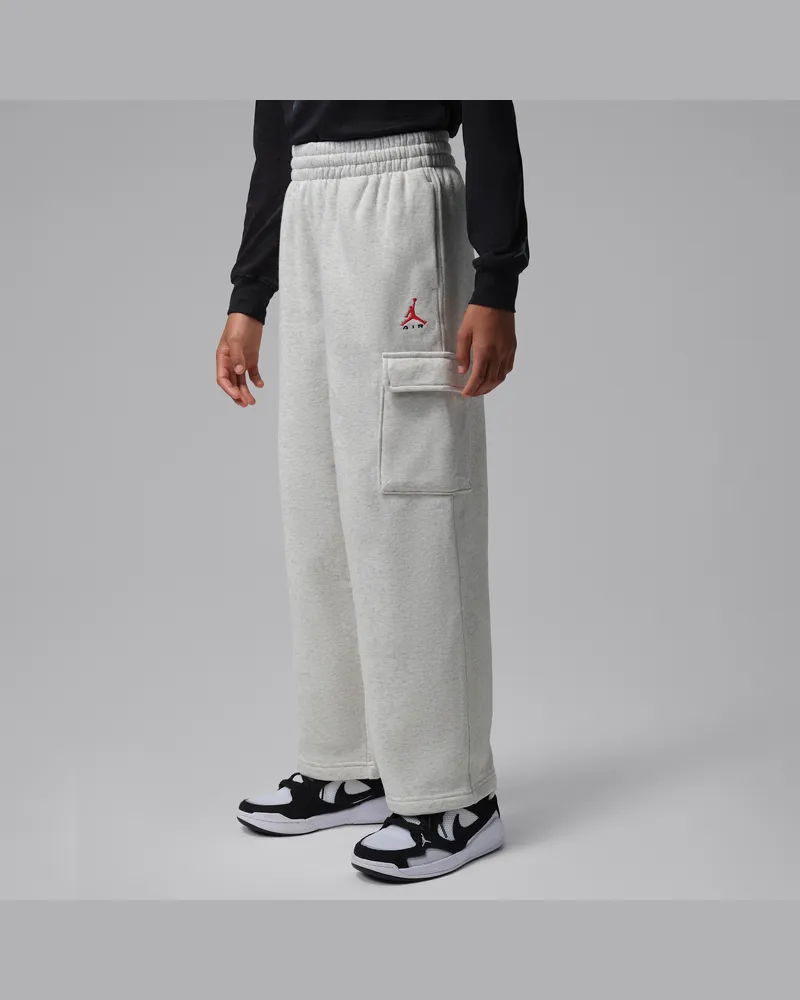 Jordan Brooklyn Fleece-Cargohose (ältere Kinder) - Grau Grau