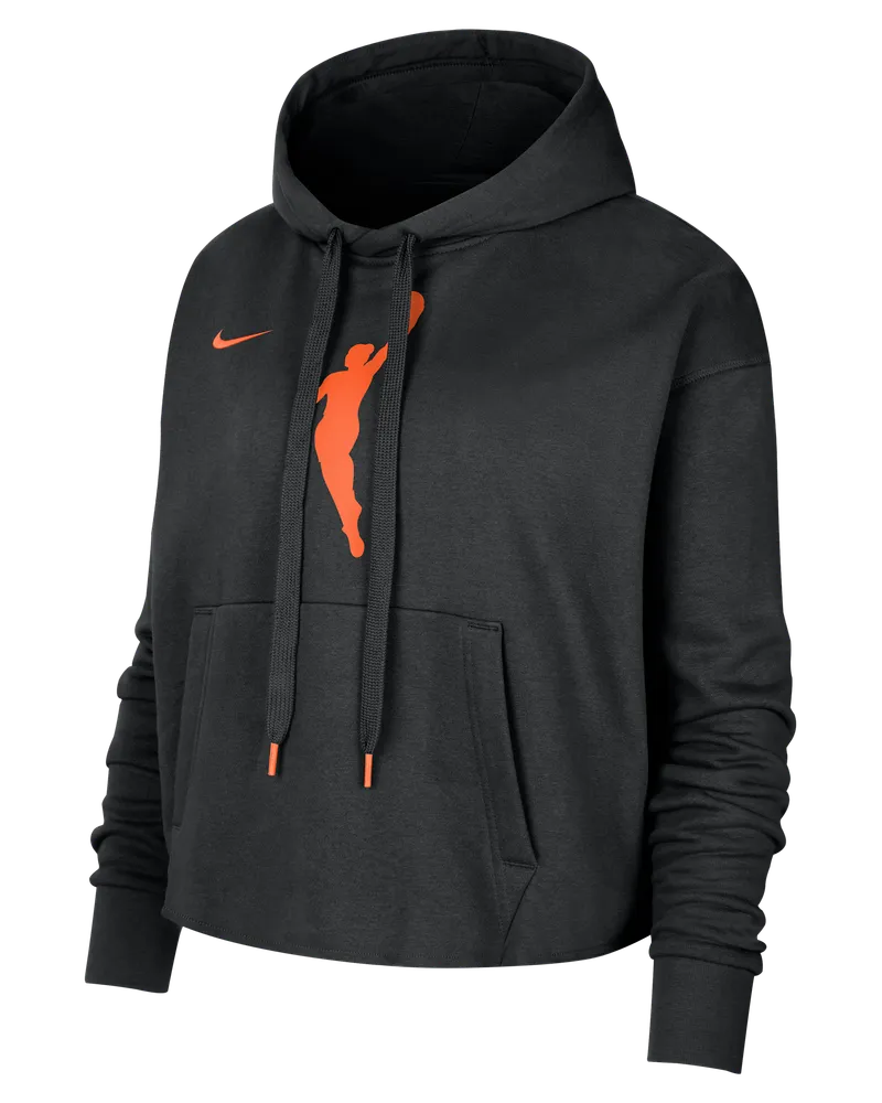 Nike Team 13 Courtside  WNBA Kurz-Hoodie (Damen) - Schwarz Schwarz