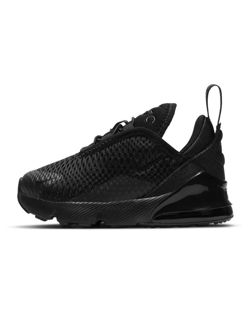 Nike Air Max 270 Schuh für Babys und Kleinkinder - Schwarz Schwarz