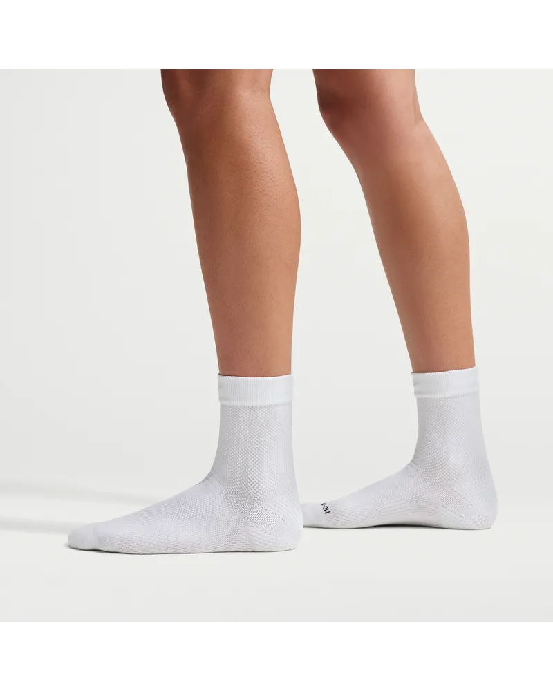 Nike Run Lightweight Micro-Crew-Laufsocken (1 Paar) - Weiß Weiß