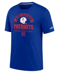 Nike Historic (NFL Patriots) Tri-Blend-T-Shirt für Herren - Blau Blau