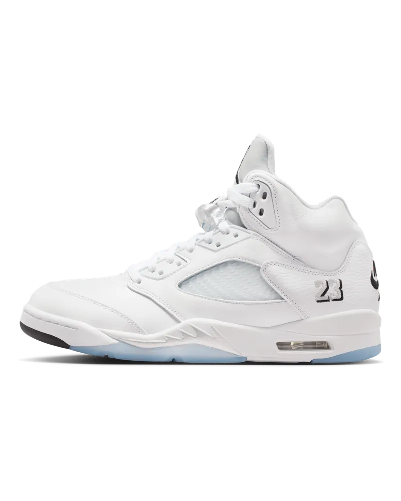 Jordan Air  5 Retro OG „White Metallic“ Basketballschuh (Herren) - Weiß Weiß