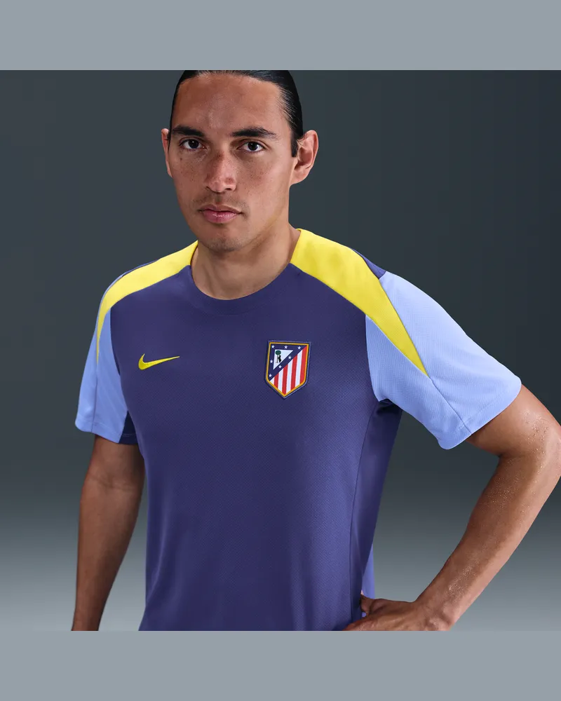 Nike Atlético Madrid Strike  Dri-FIT Kurzarm-Fußballoberteil (Herren) - Lila Lila