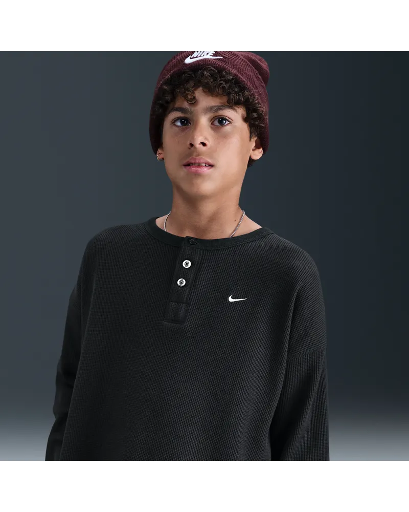 Nike Metro Ground Longsleeve (ältere Kinder) - Schwarz Schwarz