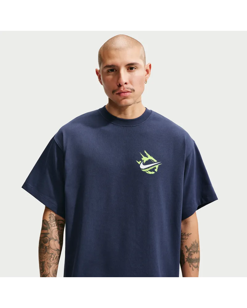 Nike Solo Swoosh T-Shirt (Herren) - Blau Blau