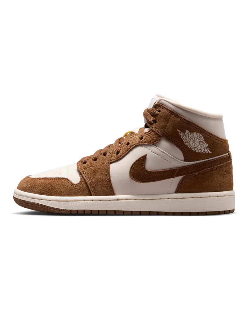Jordan Air  1 Mid Schuh (Damen) - Braun Braun