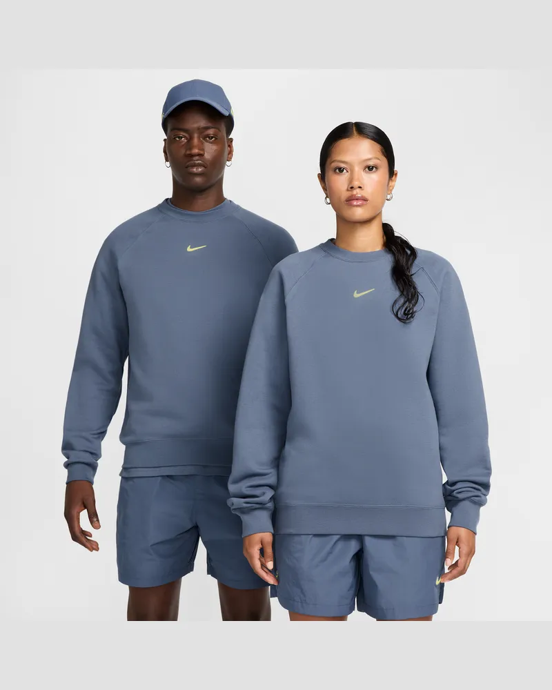 Nike NOCTA CS Fleece-Pullover mit Rundhalsausschnitt (Herren) - Blau Blau