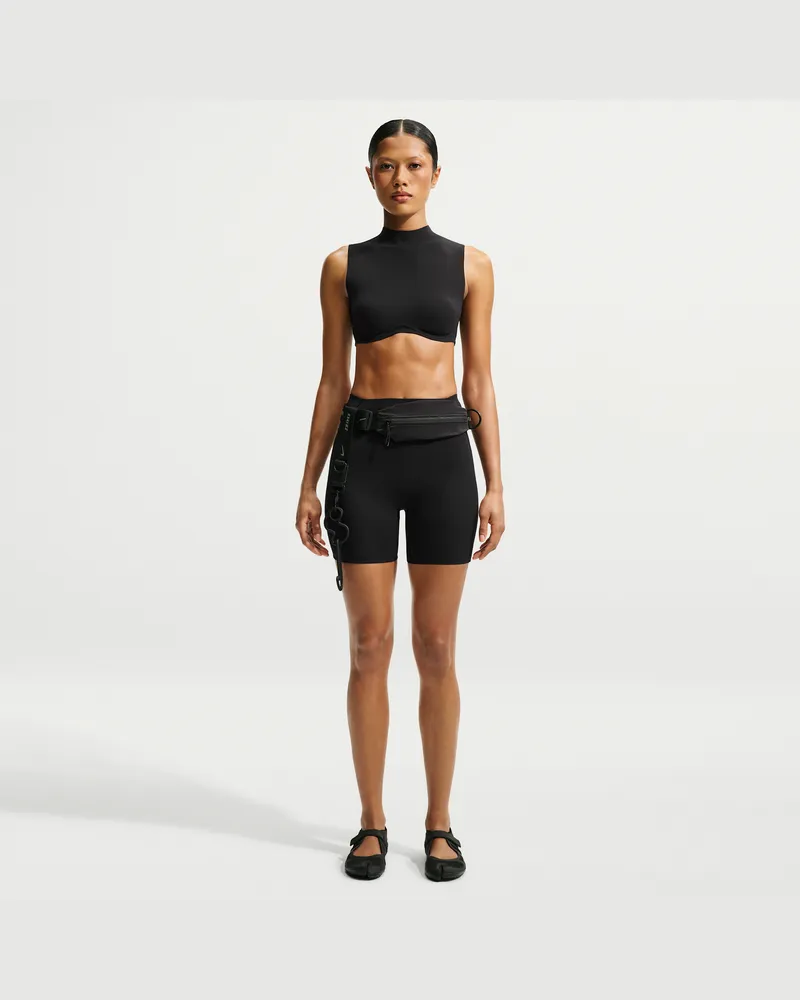 Nike SKIMS Studio Stretch Shorts (Damen, ca. 13 cm) - Schwarz Schwarz