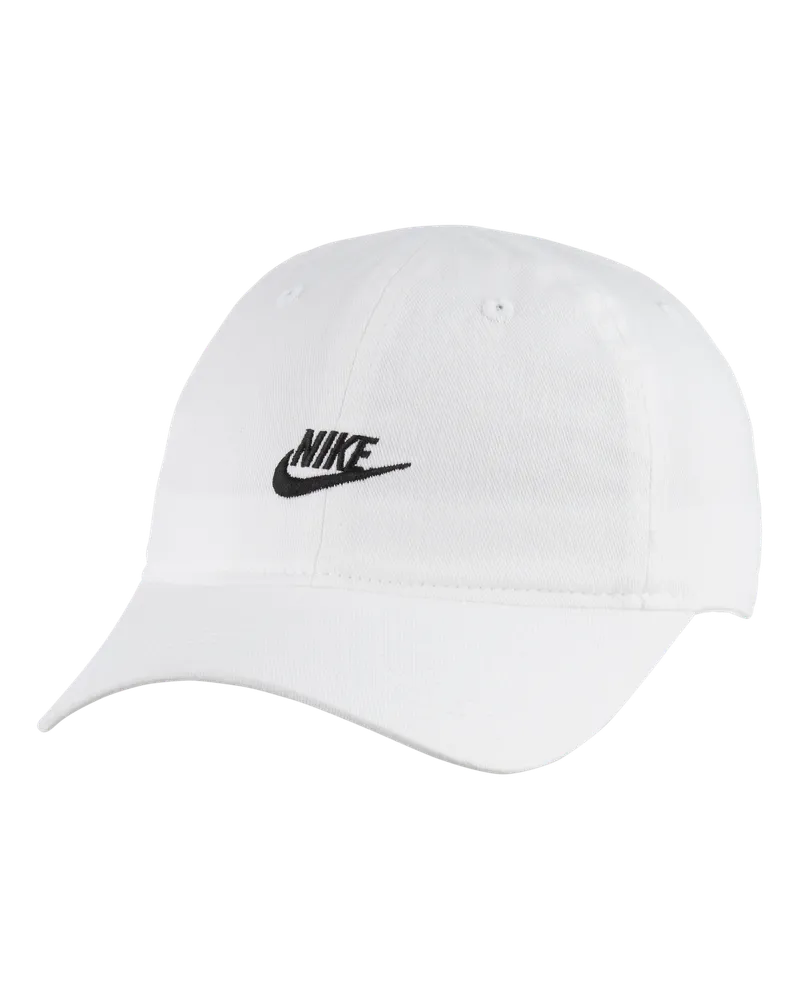 Nike Futura Cap mit gebogenem Schirm für jüngere Kinder - Weiß Weiß