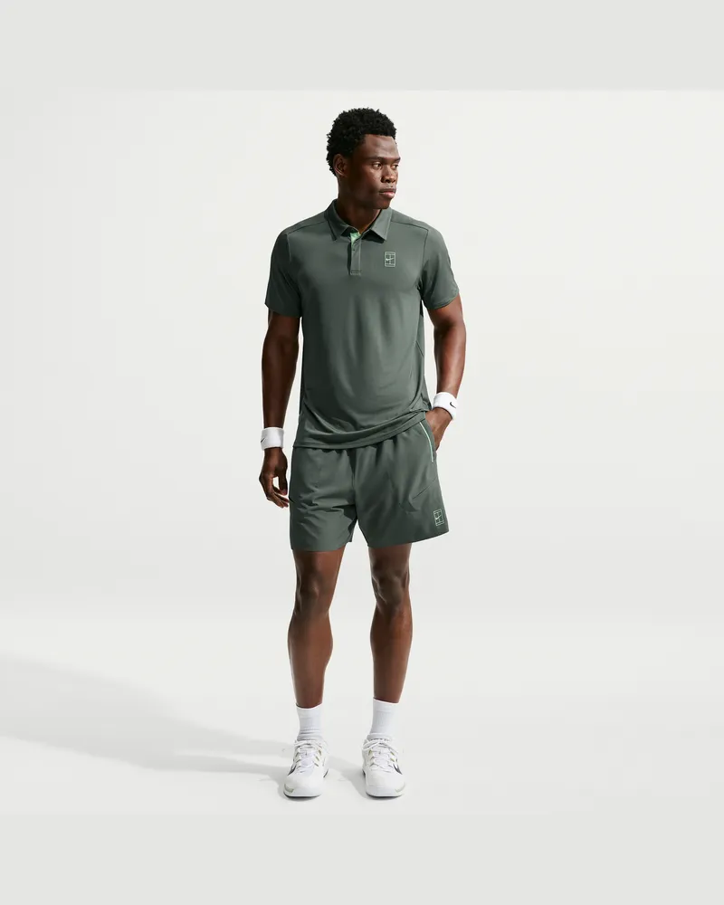 Nike Court Advantage Dri-FIT-Tennisshorts (ca. 15,5 cm) - Grün Grün