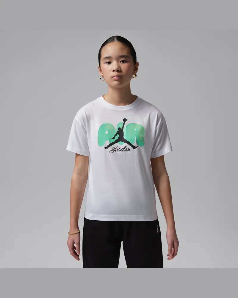 Jordan Air Bubble T-Shirt (ältere Kinder) - Weiß Weiß