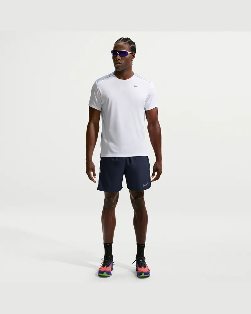 Nike Miler Dri-FIT 2-in-1-Laufshorts (Herren, ca. 18 cm) - Blau Blau