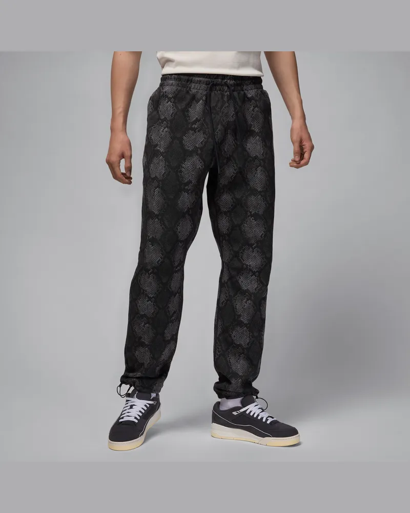 Jordan Sport Hoop Fleece Dri-FIT-Hose mit Print (Herren) - Schwarz Schwarz