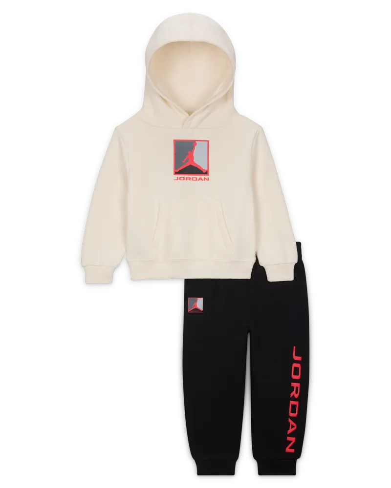 Jordan Essentials 2-teiliges Fleece Baseline Hoodie-Set (Babys, 12–24 M) - Braun Braun