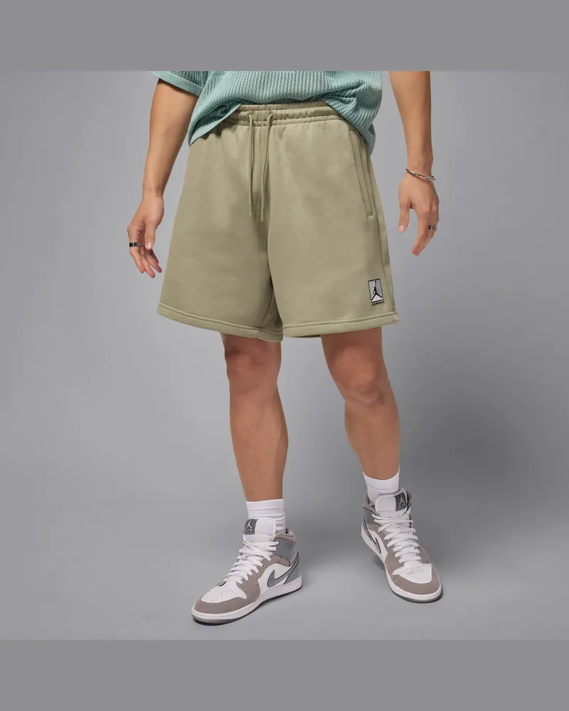 Jordan Brooklyn Fleece Shorts mit Grafik (Herren) - Braun Braun