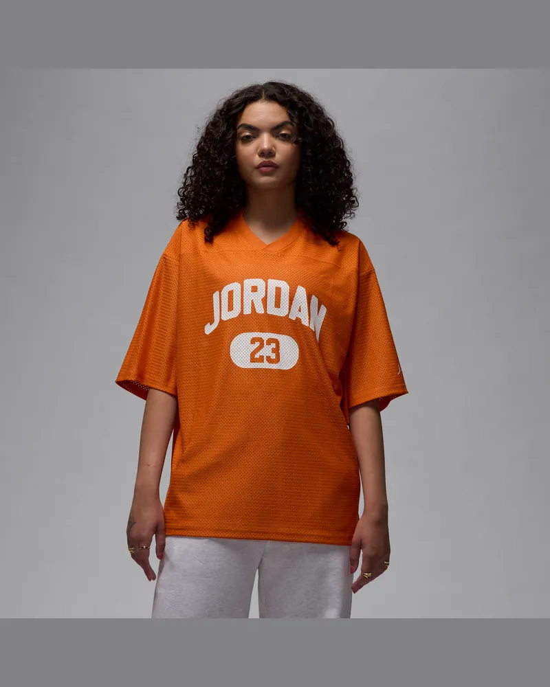 Jordan Brooklyn Mesh-Trikot (Damen) - Orange Orange