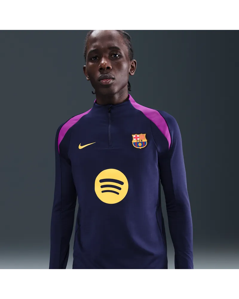 Nike FC Barcelona Strike  Dri-FIT Fußball-Drill-Oberteil für Herren - Lila Lila