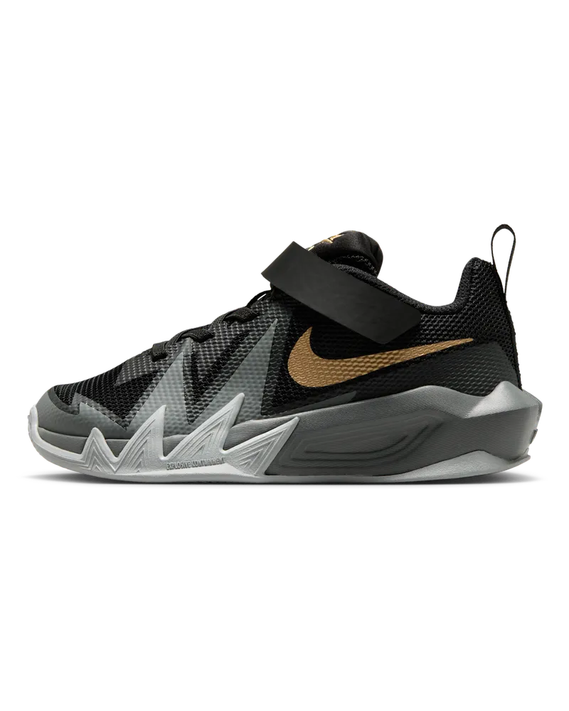 Nike S.T. Dynamite Basketballschuh (jüngere Kinder) - Schwarz Schwarz