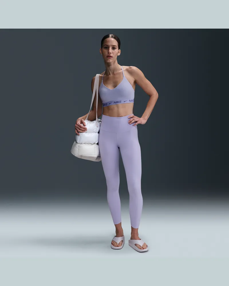 Nike Zenvy 7/8-Leggings mit hohem Bund (Damen) - Lila Lila
