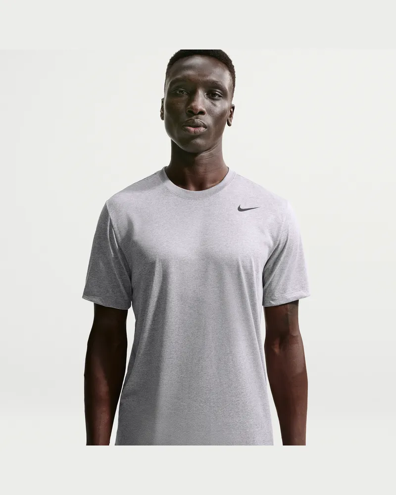 Nike Dri-FIT Legend Fitness-T-Shirt für Herren - Grau Grau