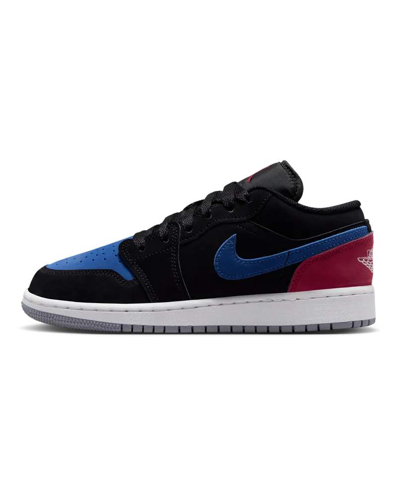 Jordan Air  1 Low Schuh für ältere Kinder - Schwarz Schwarz