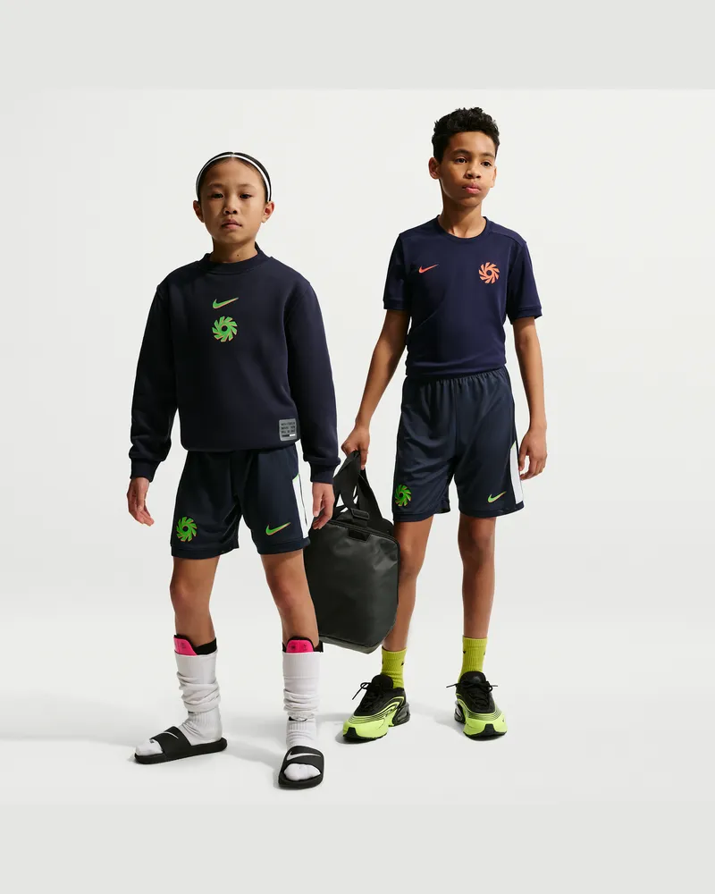 Nike Erling Haaland Academy  Dri-FIT Fußballshorts (ältere Kinder) - Blau Blau