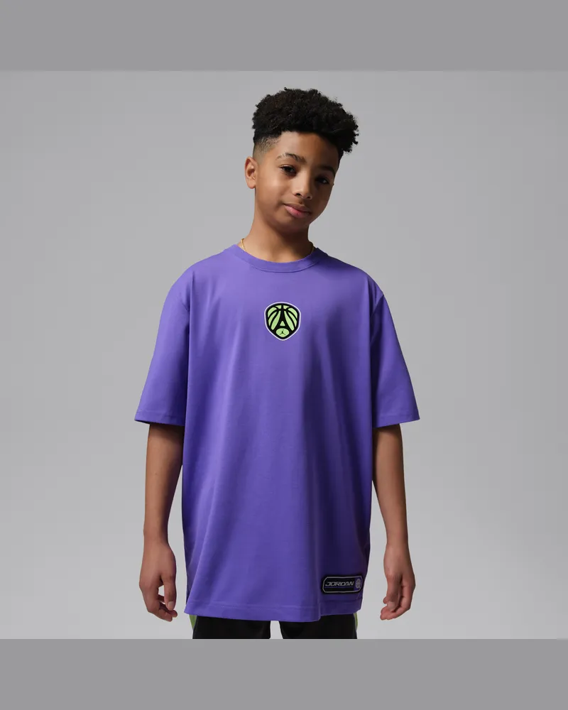 Jordan Quai 54 Dri-FIT Sport Statement-T-Shirt (ältere Kinder) - Lila Lila